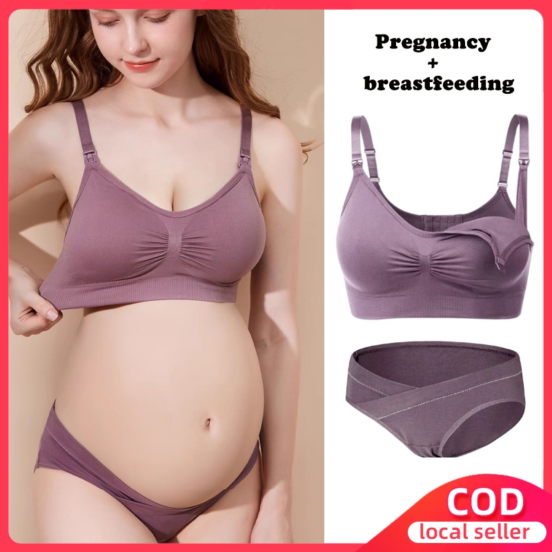 Nursing Bra Maternity Panties Cotton Seamless Underwear Push up Breastfeeding Bra Women Pregnant Panties 937/20020
