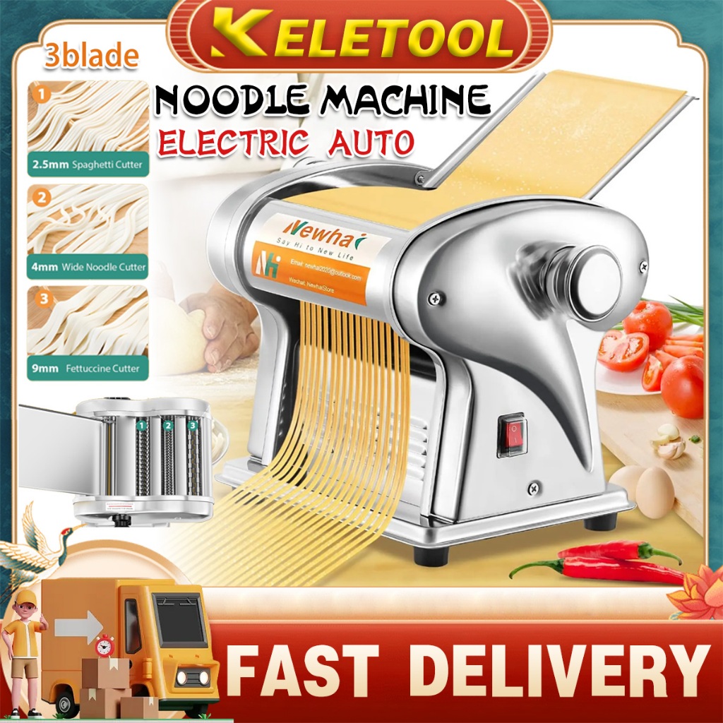 Noodle maker mesin mee Electric Pasta Maker Machine Dough Dumpling Currypuff Noodle Maker Machine Mesin Mee Serbaguna压面机