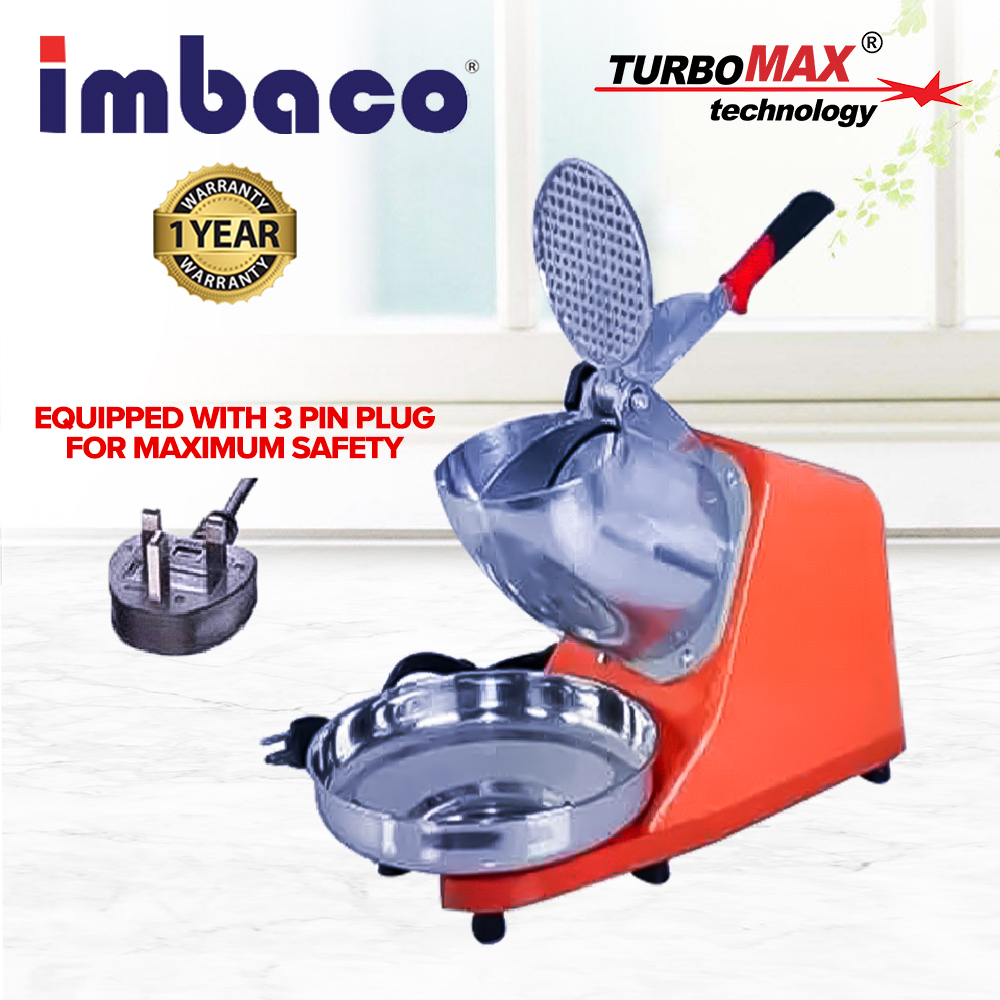 Imbaco TurboMAX® ZY-SB108 1-Blade Single Blade Ice Crusher Shaving Machine Blender (300W)  Ice Shaver Ais Kacang Mesin