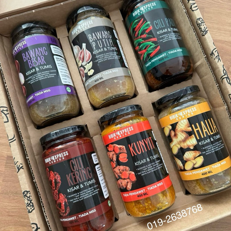 HQ BIBIK EXPRESS Halia | Bawang Merah Putih | Cili Padi | Cili Kering | Kunyit