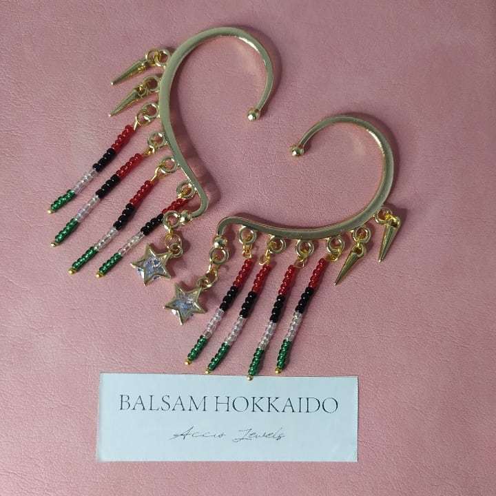 Palestine Flag Earrings (Single)