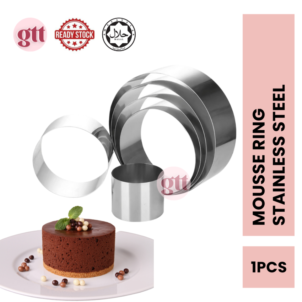 4" MOUSSE CAKE RING CHEESE CAKE MOULD ACUAN KEK