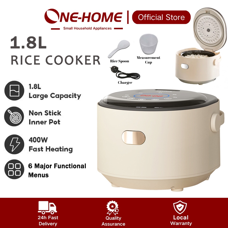 ONEHOME Mini Rice Cooker Periuk Nasi Elektrik Kecil Cooking Non-stick Pot Smart Rice Cooker Small Electric Rice Cooker