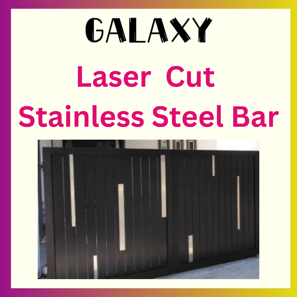 Laser Cut Stainless Steel BAR For The Gate Design / 用于大门设计的激光切割不锈钢条