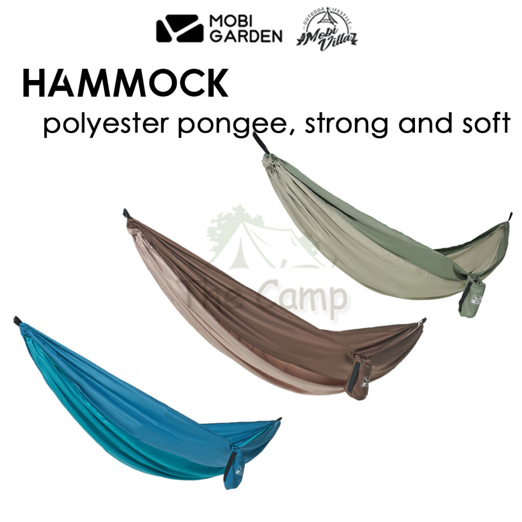 Mobi Garden Double Hammock Camping Outdoor Ultralight Hanging Bed with Bag Pouch NX22681002