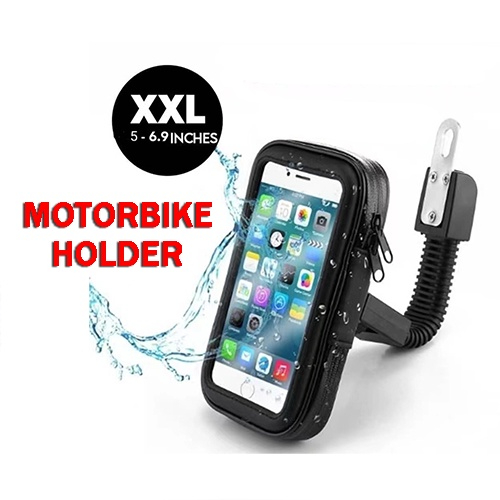 Universal Motorcycle Bicycle Phone Holder Waterproof Motorbike Truck Mount Holder Phone Case Holder Bag GPS 5.5" 6.5"