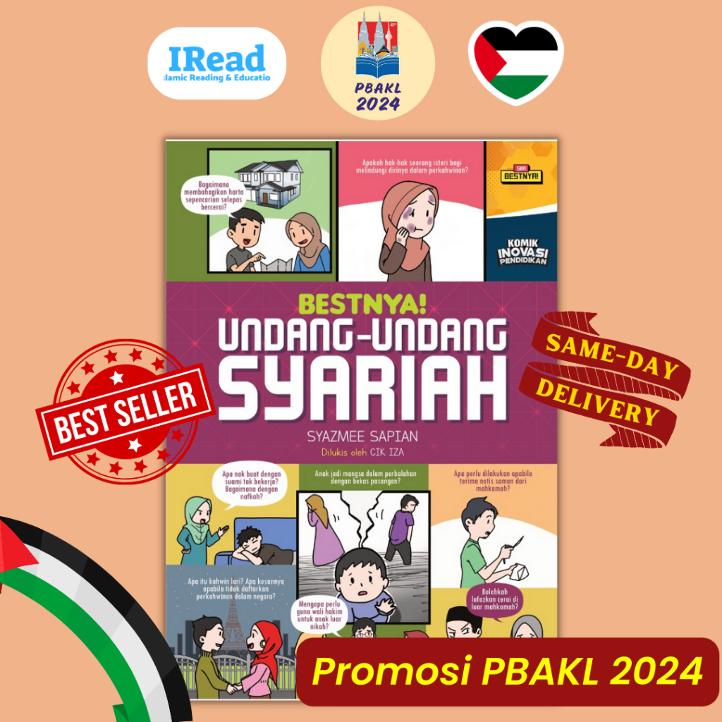 Bestnya Undang-Undang Syariah Perkahwinan - Promosi Pesta Buku PBAKL 2024 Komik Inovasi Pendidikan Siri Irfan Foner