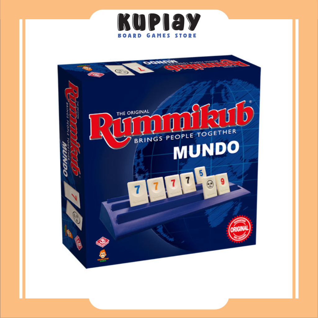 Rummikub (Trilingual Edition)(Original) Strategy board game | Made by Orangutan Games