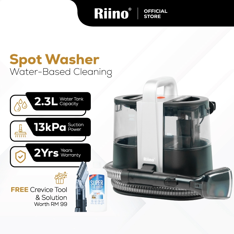 Riino Spot Wash Cleaner Fabric & Upholstery Wet Dry Cushion Carpet Curtain Vacuum Spot Cleaner - DMW001