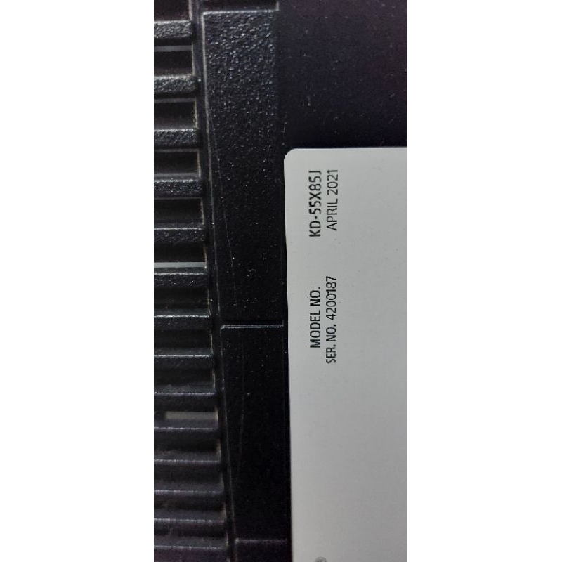 TV SONY KD-55X85J / PB: 100985711 / MB: 100972451 K048S-005A / TCON: TD-0001 / TCON: TD-000Q