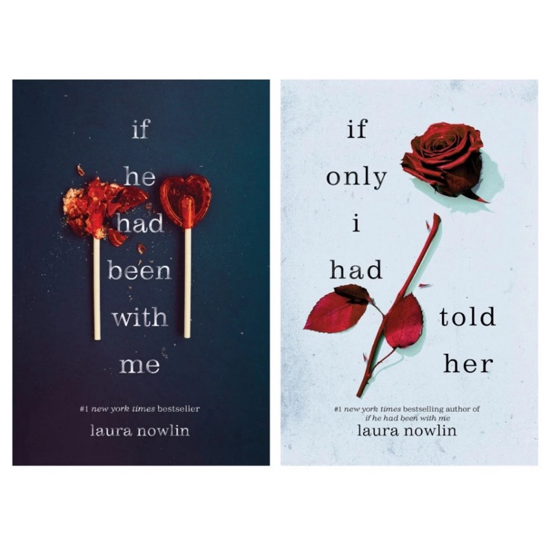 If He Had Been with Me & If only i had told her by Laura Nowlin. Tiktok Made Me Buy It!Booktok,buku viral