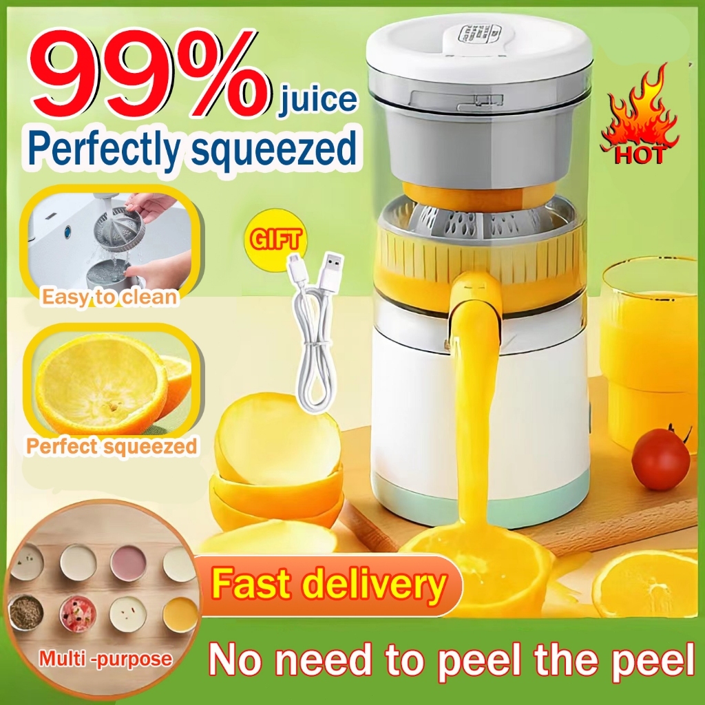 Juicer Electric Wireless portable juicer With Powerful Motot and USB Charging,Suitable for Orange,Grapefruit 榨汁机