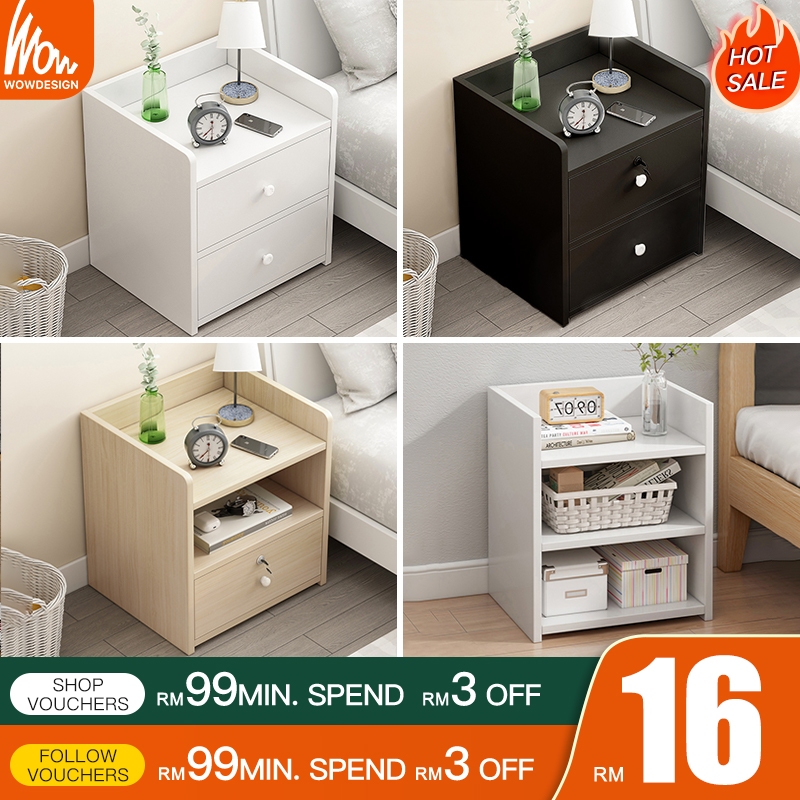 Rack Kecil Tepi Katil Almari Sisi Katil Small Side Bed Table End Table Modern Nightstand Sofa Side Table With Drawer