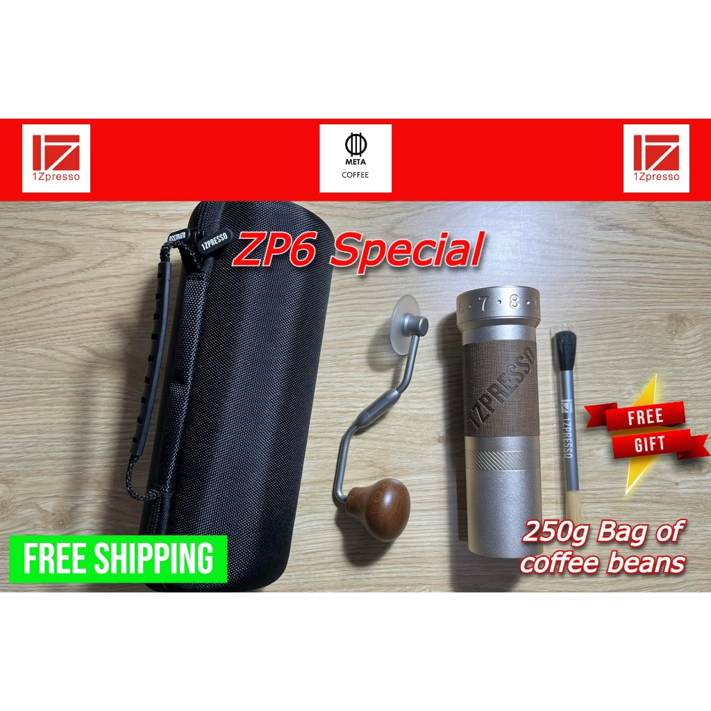 1Zpresso ZP6 Special Manual Pour over coffee grinder including S series handle