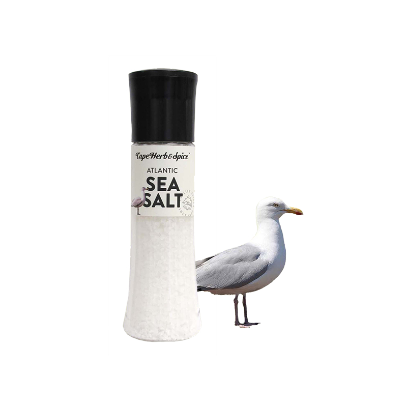 CAPE HERB Grinder Atlantic Sea Salt 360G Tall Bottle