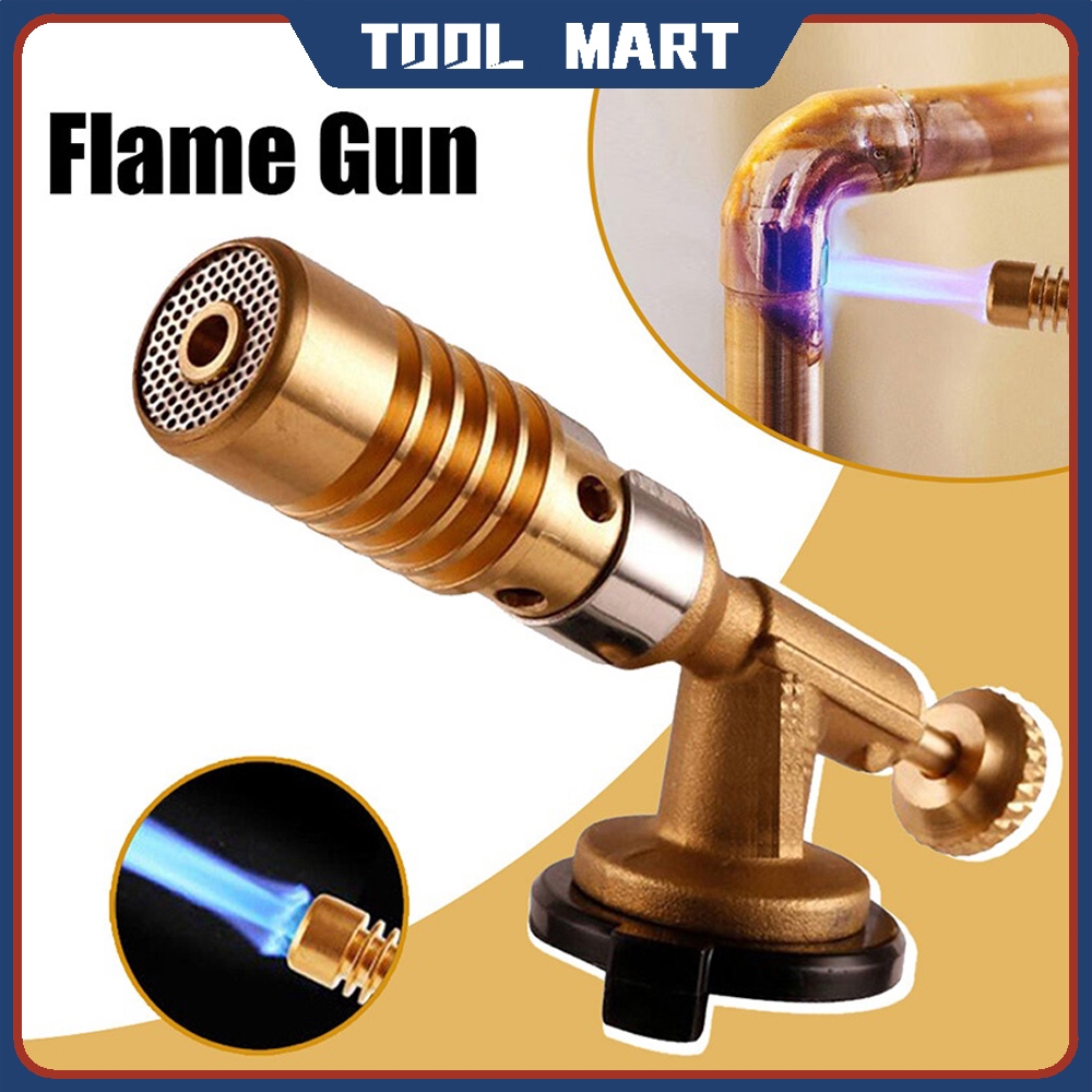 [ready stock] Flame Nozzle Flamethrower Camping Gas Multipurpose Soldering Welding Welding Torch Picnic Cooking BBQ Tool