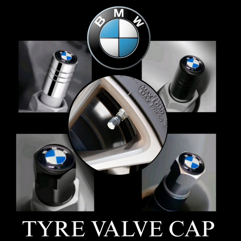 BMW Tyre Valve Cap BMW Tire Valve Cover (4 pcs)