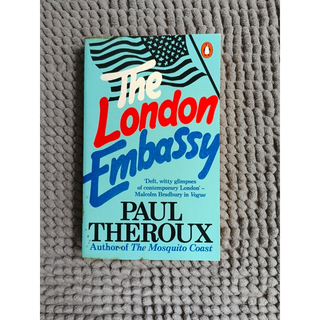 The London Embassy by Paul Theroux [Preloved] Fiction Short Stories American British Literature Novels