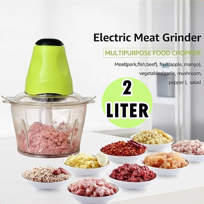 (2 Liter) Meat Grinder electric cooking machine Multipurpose blender grinder meat and vegetables