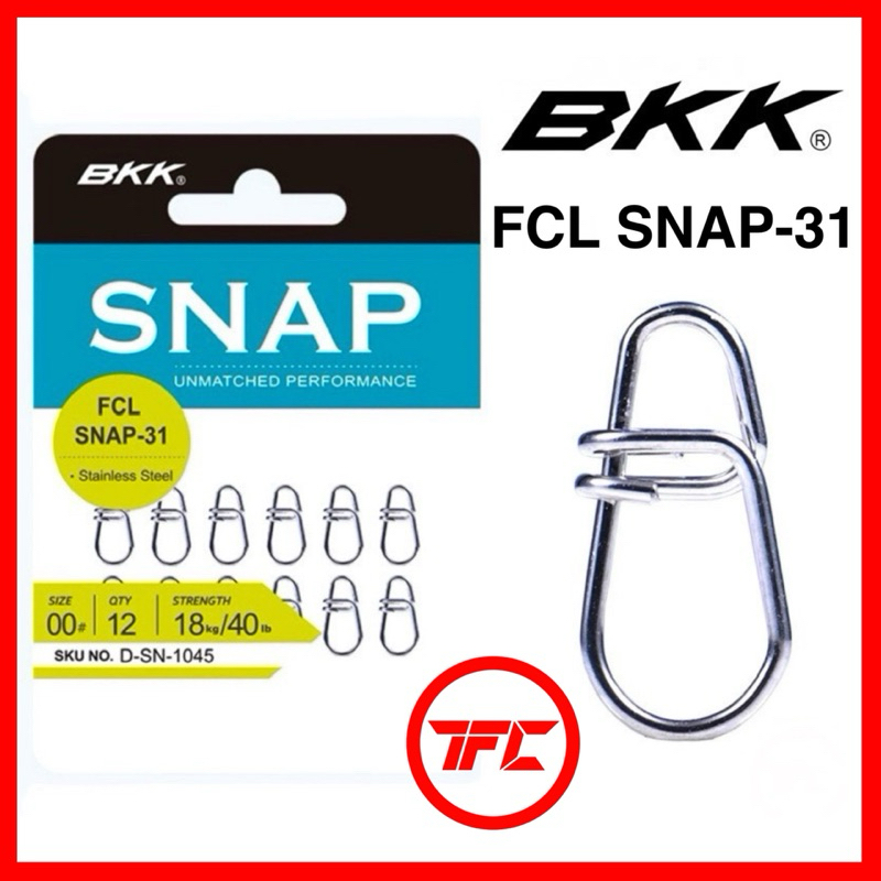 BKK FCL Snap-31 Stainless Steel Fishing Snap Extra Strong Luring