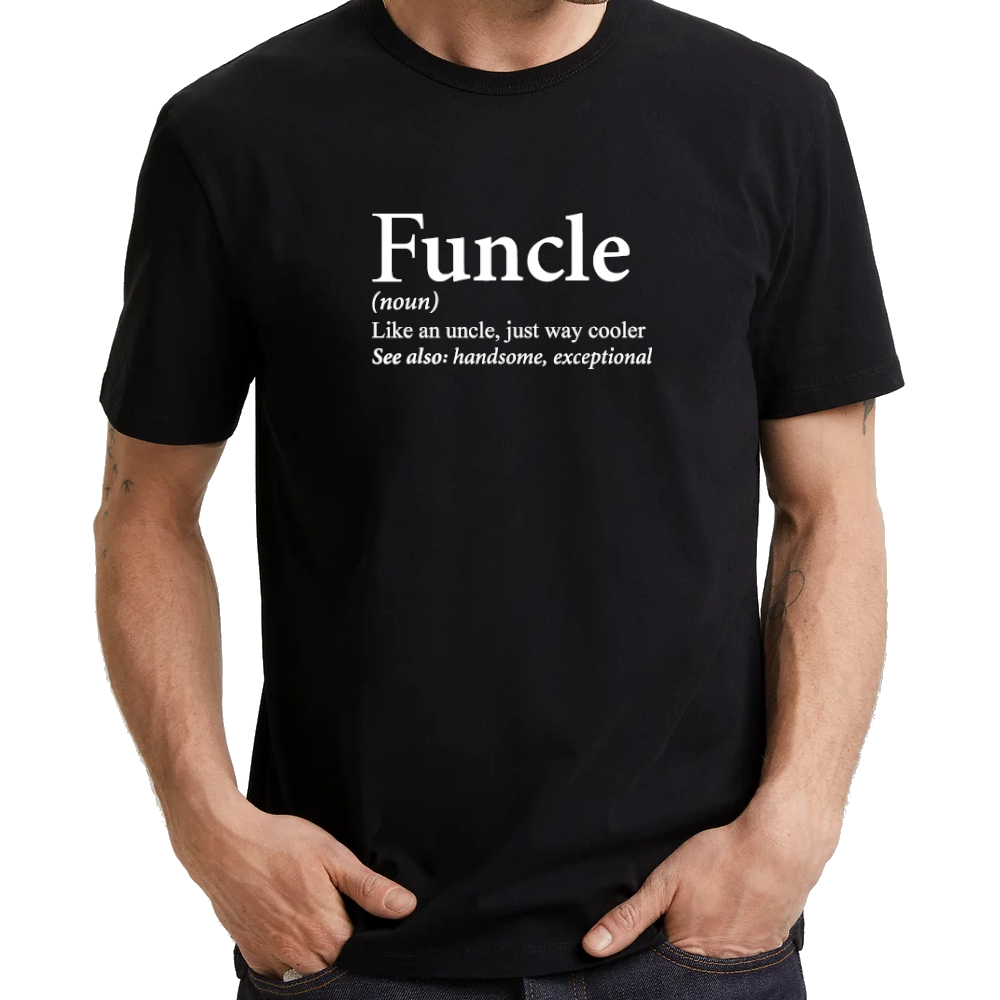 FUNCLE Fun Uncle (Up to 7XL) Slogan Statement Funny Fun Parody UNISEX T-SHIRT