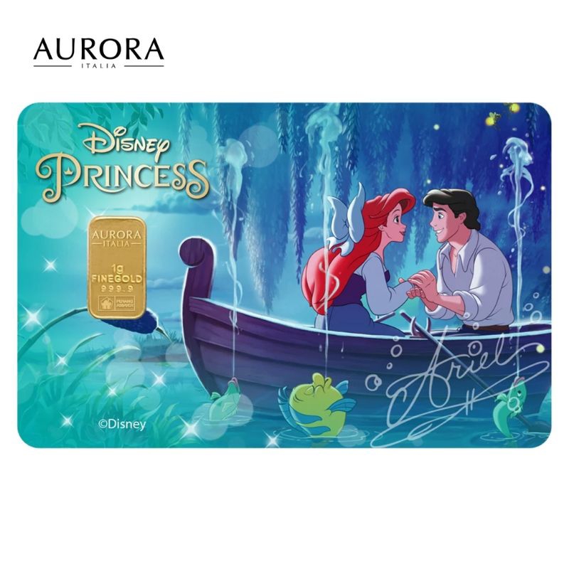 🇲🇾 Disney x Aurora Italia (1.0g) 999.9 Disney Princess Collection - Ariel&hellip;