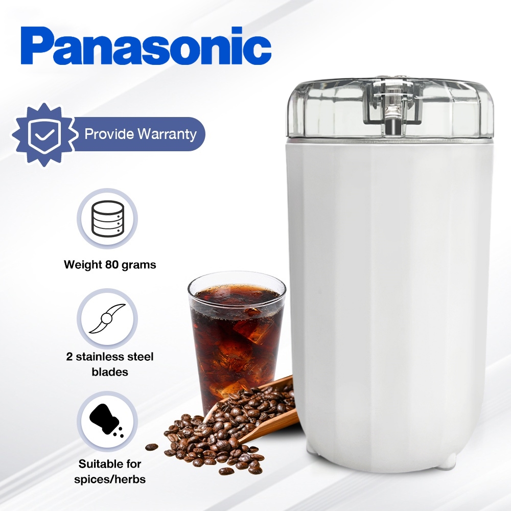 Panasonic Electric Grinder Large Capacity Stainless Steel Coffee Grinder Spice Herb Coffee Bean Grain Powder Grinder