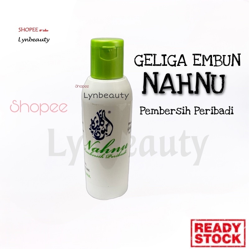 NAHNU PEMBERSIH PERIBADI ATAU PENCUCI WANITA 100ML FEMININE CARE GELIGA EMBUN ( BIRU )**