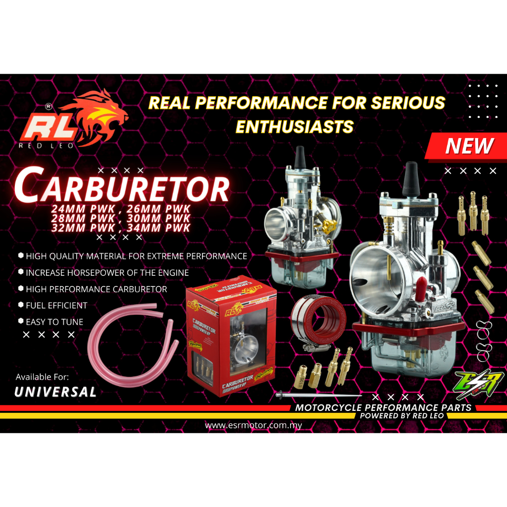 NEW MODEL RED LEO RACING CARBURETOR