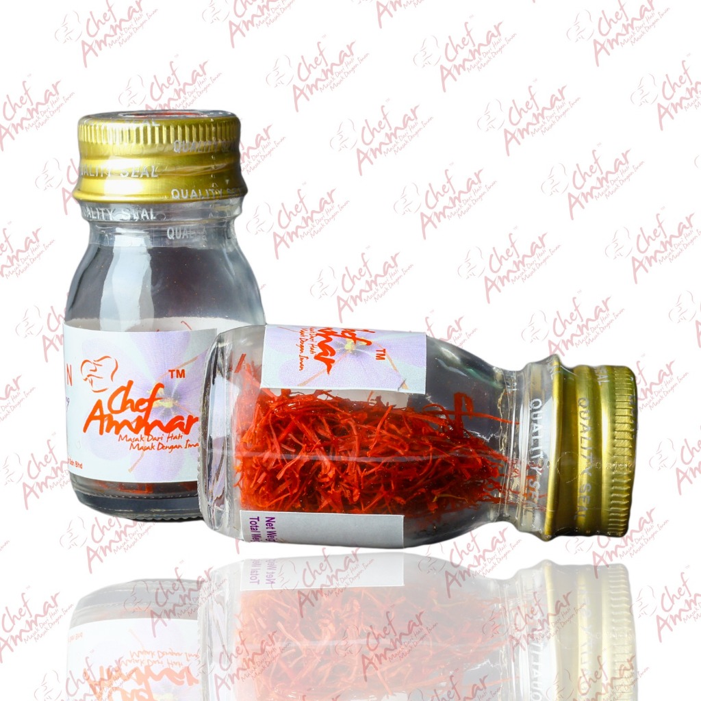 Chef Ammar™® Saffron Flavor Enhancer 1 Bottle (1g) 100% Original Product