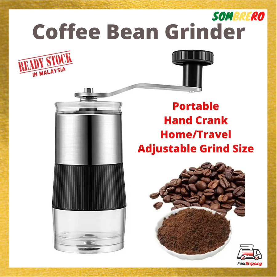 Manual Coffee Grinder Portable Hand Coffee Bean Grinder for Home Office Traveling, Drip Coffee, Espresso, French Press