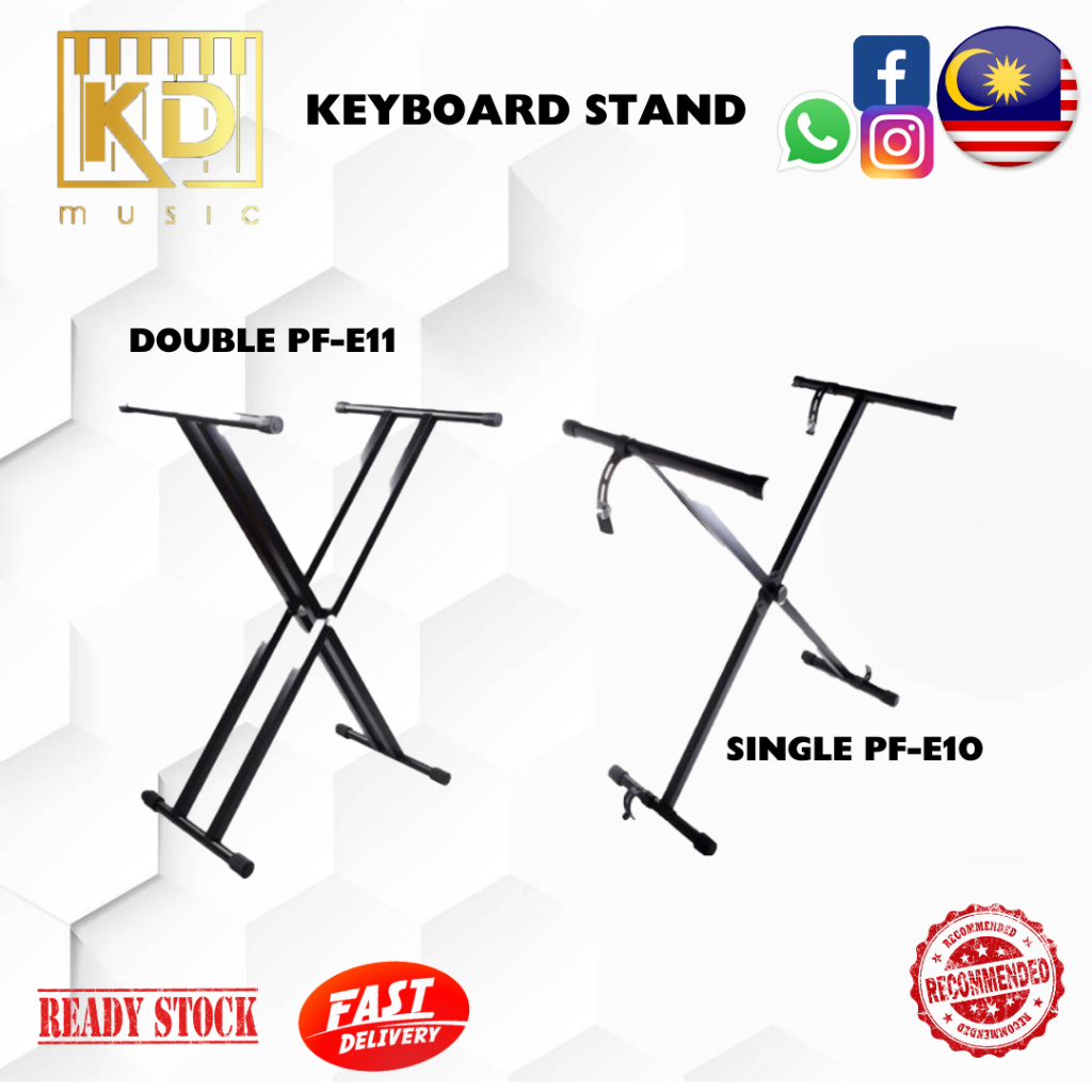 ☆SOLID☆ KEYBOARD STAND - SINGLE PF-E10 AND DOUBLE PF-E11