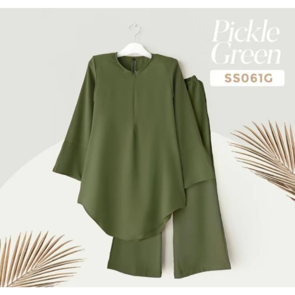 YUNA BAJU SUIT MUSLIMAH PLUS SIZE.[S TO 3XL] BLOUSE+SALWAR [READY STOCK]