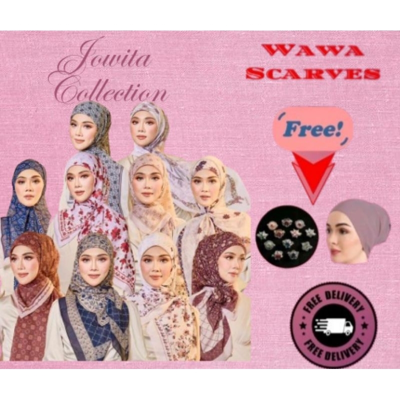 Wawa Scarves juwita edition |luxe lebaran || Wawa scarf || Tudung Wawa Zainal ||Bawal Wawa Zainal