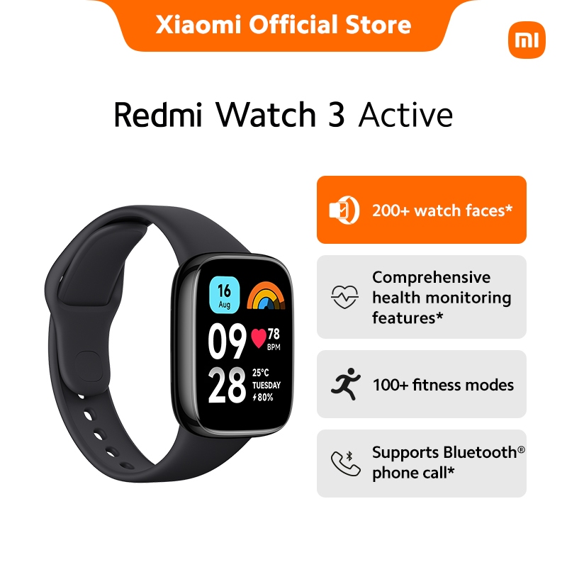 Redmi watch 3 active 1.83’‘ Display/Bluetooth Voice Call/5ATM Water Resistance/100+ Fitness Modes