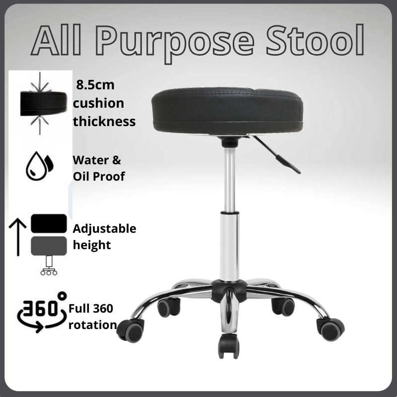 Barber Stool Salon Stool Facial Stool Roller Stool Spa Stool Massage Stool Office Stool