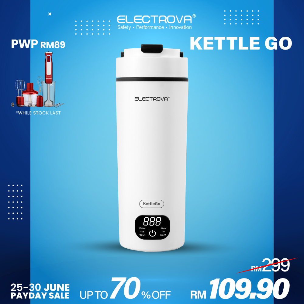 Electrova Portable Smart Electric Kettle GO