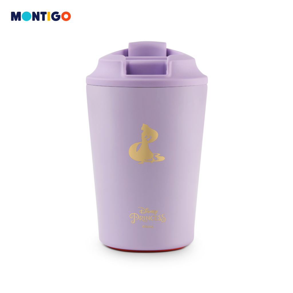 [Limited] Montigo Disney Princess Sense Coffee Cup Regular (340ml/12oz) - Durable Stainless Steel, Leakproof