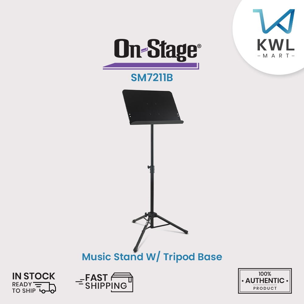 On-Stage SM7211B Music Stand With Tripod Base