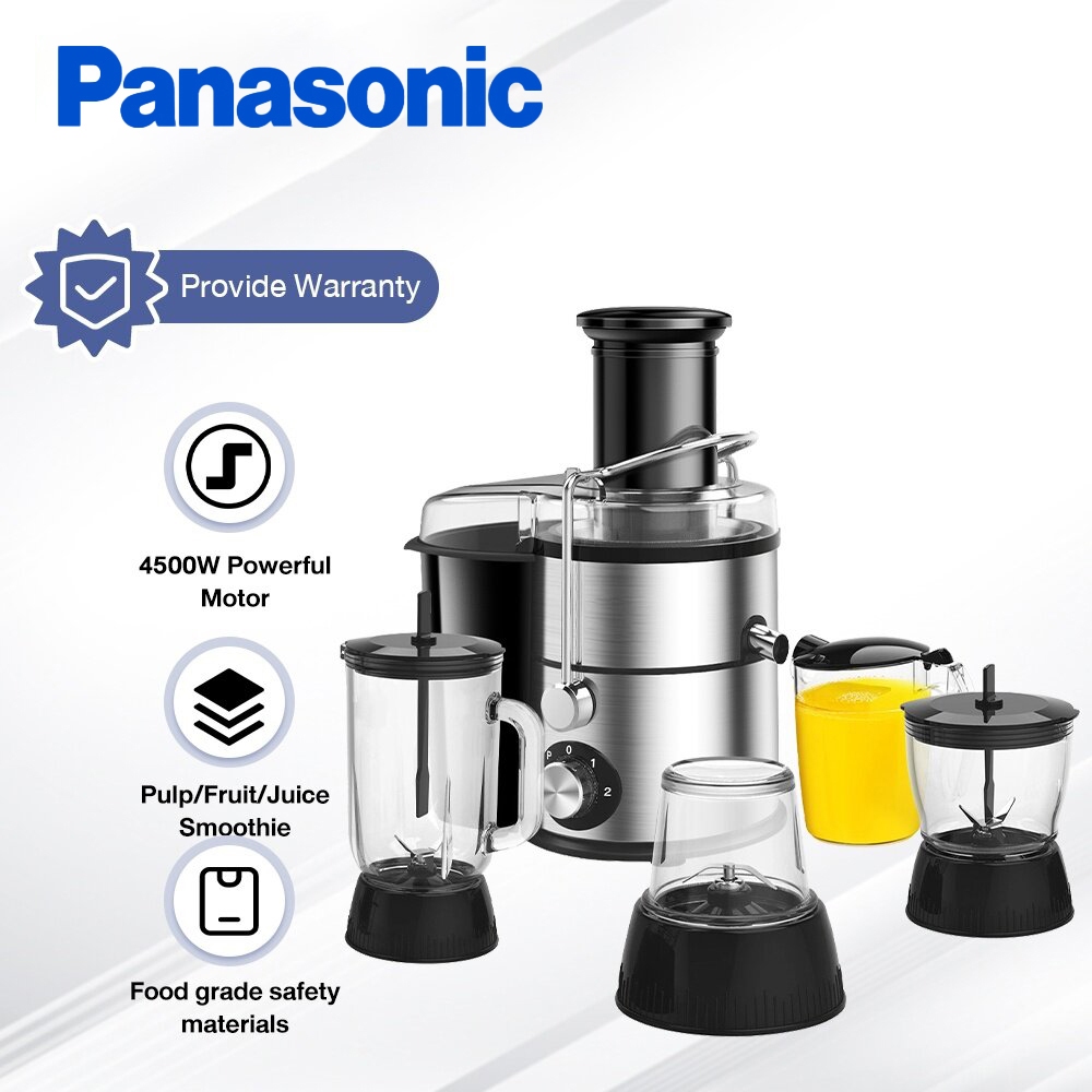 Panasonic Slow Juicer Multi-functional Fruit Juice 3 In 1 Extraction Blender Electric Juice Extractor Pengisar