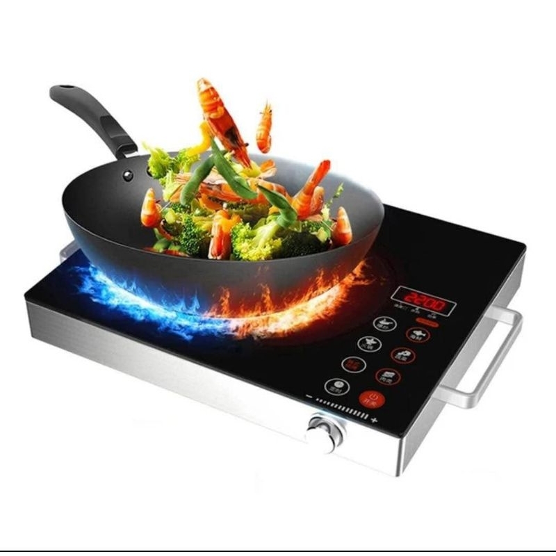 TRI-KIDE Multifunction Infrared Ceramic Cooker Electrical Induction Cooker Portable Cooktop High-power 2200w