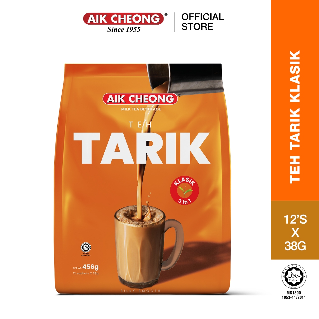 Aik Cheong Teh Tarik - Klasik (456g/38g x 12 Sachets)