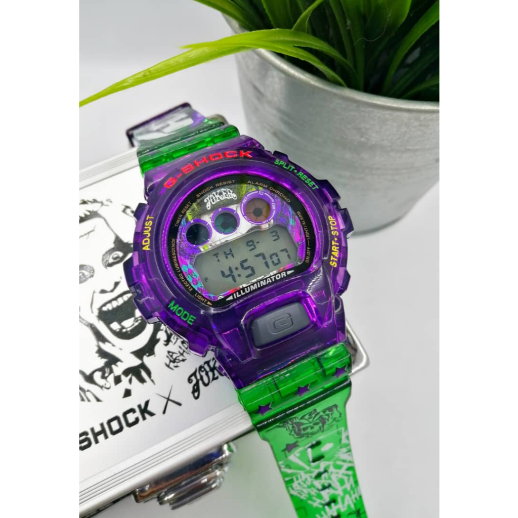 [LW13] Original Casio GShock DW6900 x Joker Custom Band and Bezel BNB