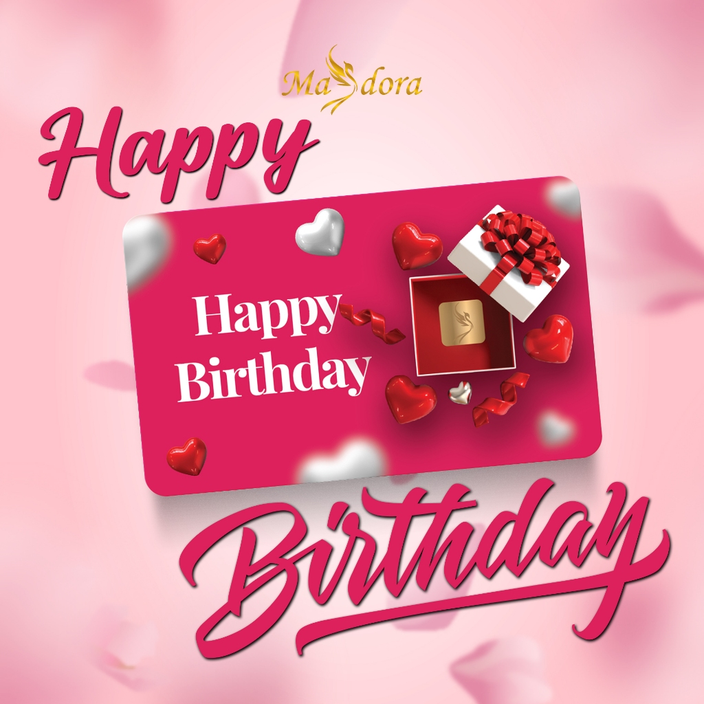 MASDORA 999.9 Gold Bar 0.25GM Gift Series ~ Happy Birthday 1 (EMAS&hellip;