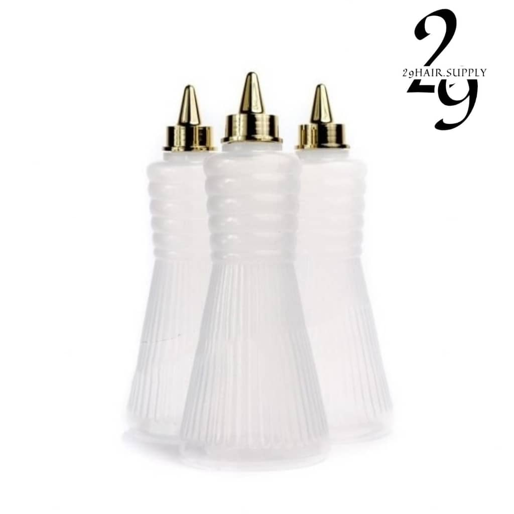 250ml Gold Cap Shampoo Shower Gel Holder Soap Dispenser Empty Pump Bottle