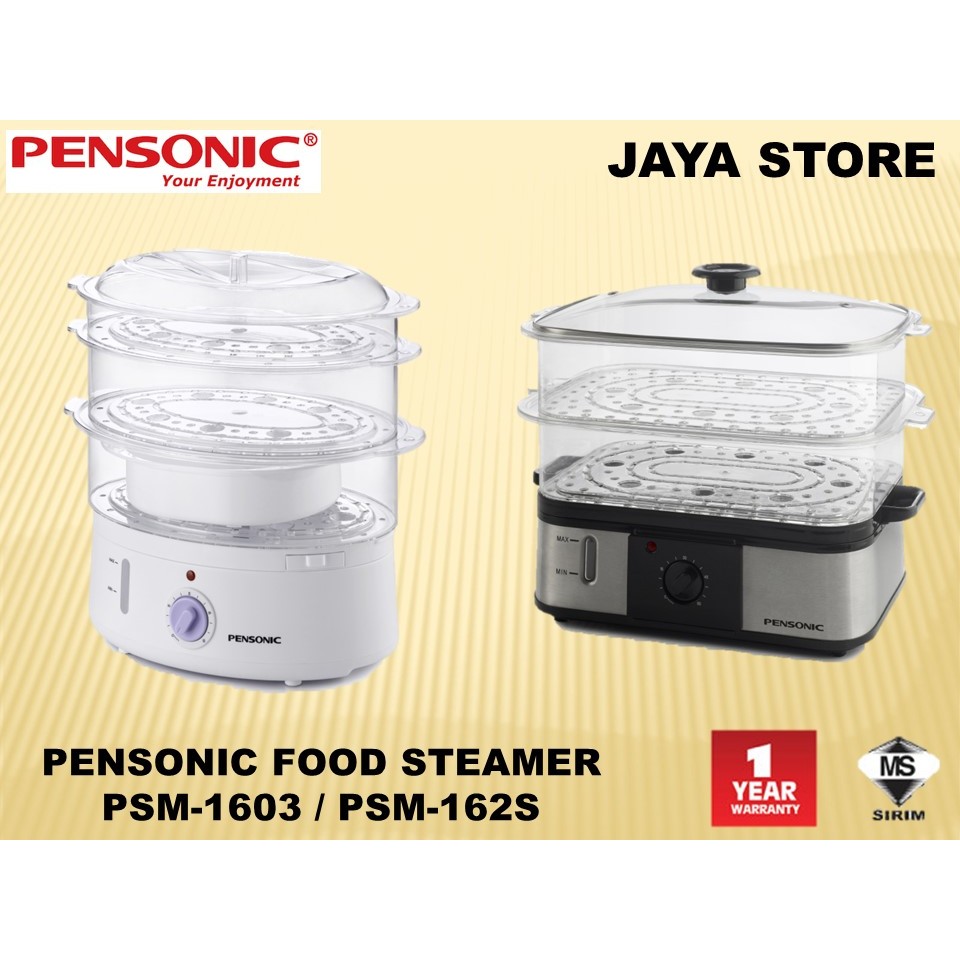 Pensonic Electric Food Steamer PSM-1603 (9L) / PSM-162S (12L) Pengukus Makanan Elektrik Stim Makanan Pau