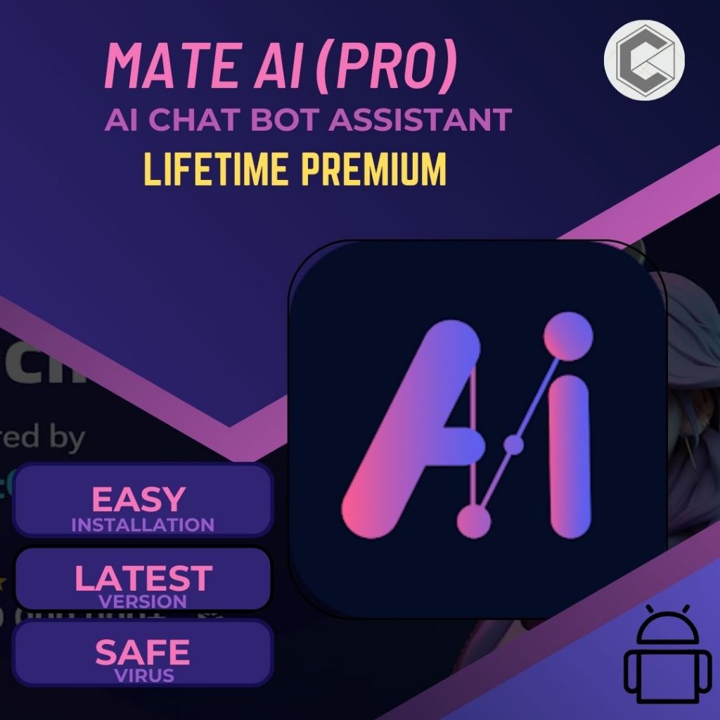 MateAI (pro): AI Chat Bot Assistant | (Latest Version 2024) | Lifetime Premium | (for android)