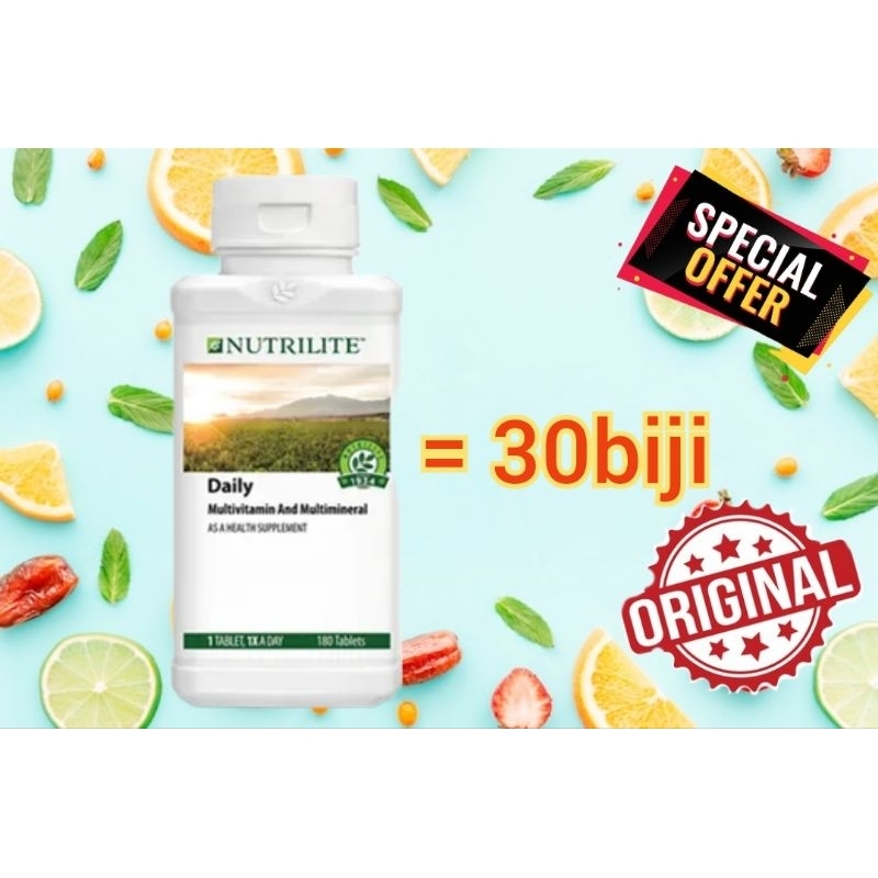 NUTRILITE DAILY MULTIVITAMIN & MINERAL (TRIAL PACK) (30BIJI)