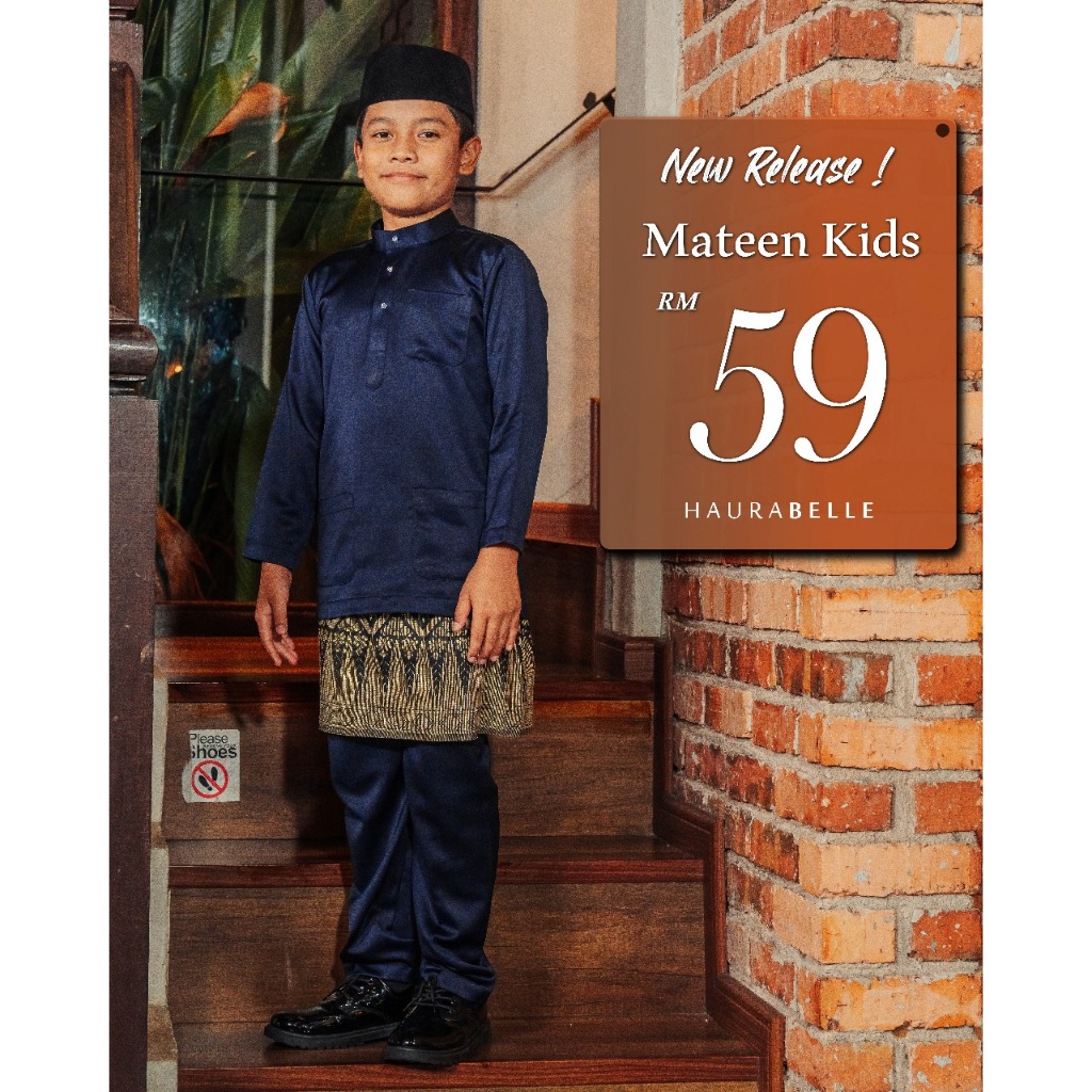 [HAURABELLE] BAJU MELAYU MATEEN KIDS/BUDAK