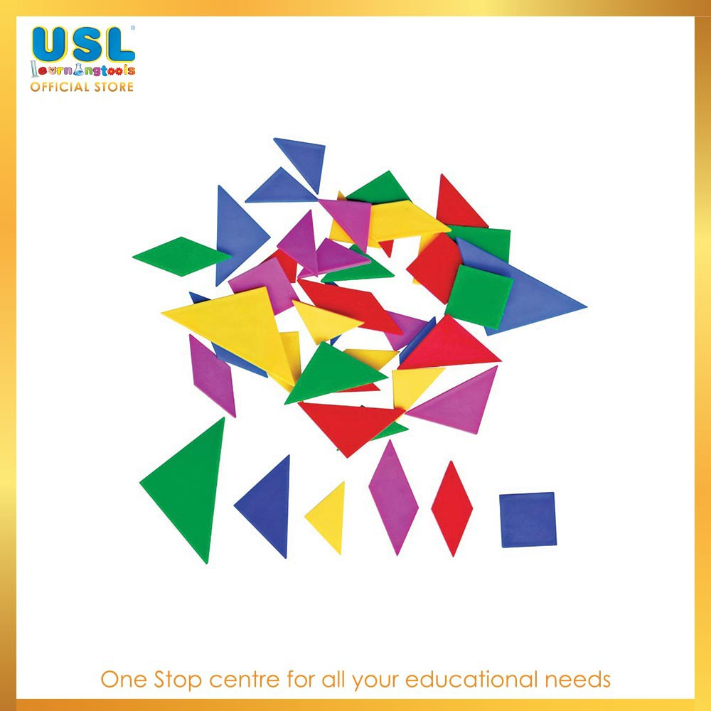 Multilateral Tangram Set (50pcs) - Manipulative & Early Year | Teaching Tool